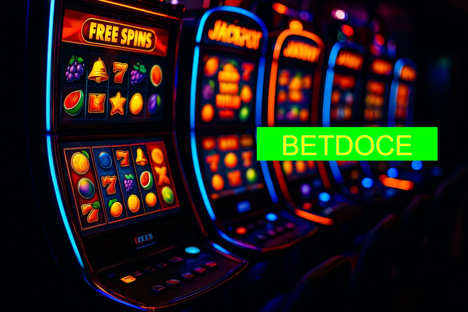 Diversos jogos de caça-níqueis